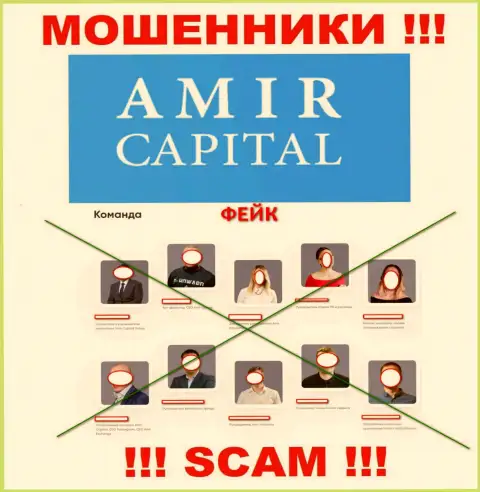 Мошенники Amir Capital безнаказанно воруют финансовые активы, поскольку на сайте предоставили ложное непосредственное руководство