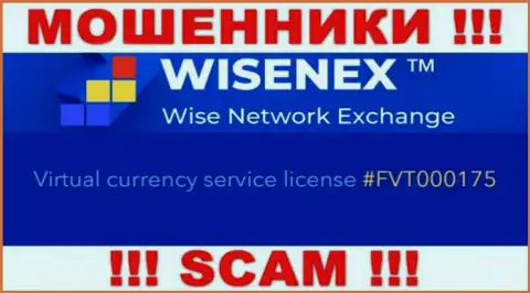 Будьте очень осторожны, зная лицензию WisenEx Com с их сервиса, уберечься от противозаконных уловок не выйдет - это МОШЕННИКИ !!!