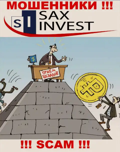 Sax Invest не вызывает доверия, Инвестиции - это то, чем заняты указанные internet-мошенники