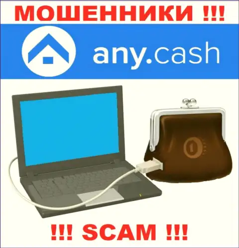 Any Cash - это МОШЕННИКИ, род деятельности которых - Цифровой online кошелек