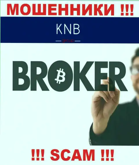 Broker - конкретно в указанном направлении предоставляют услуги кидалы KNB Group