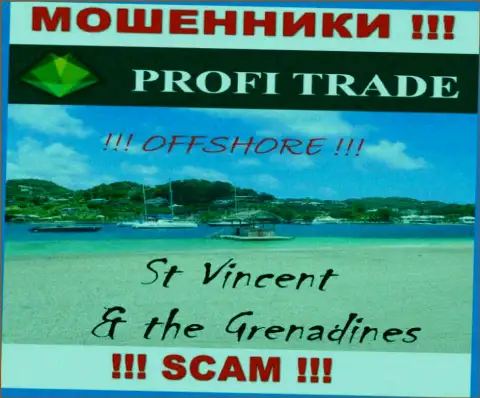Зарегистрирована компания ProfiTrade в офшоре на территории - Сент-Винсент и Гренадины, ОБМАНЩИКИ !!!