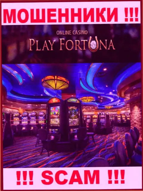 С Плей Фортуна, которые прокручивают свои делишки в сфере Casino, не подзаработаете - это надувательство