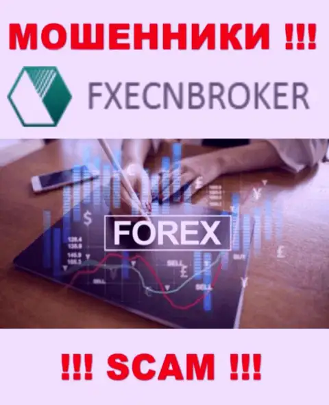 Forex - именно в этом направлении предоставляют свои услуги интернет-махинаторы FXECNBroker Com