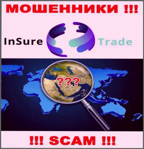 Информацию о юрисдикции InSure-Trade Io Вы не найдете, крадут деньги и делают ноги безнаказанно