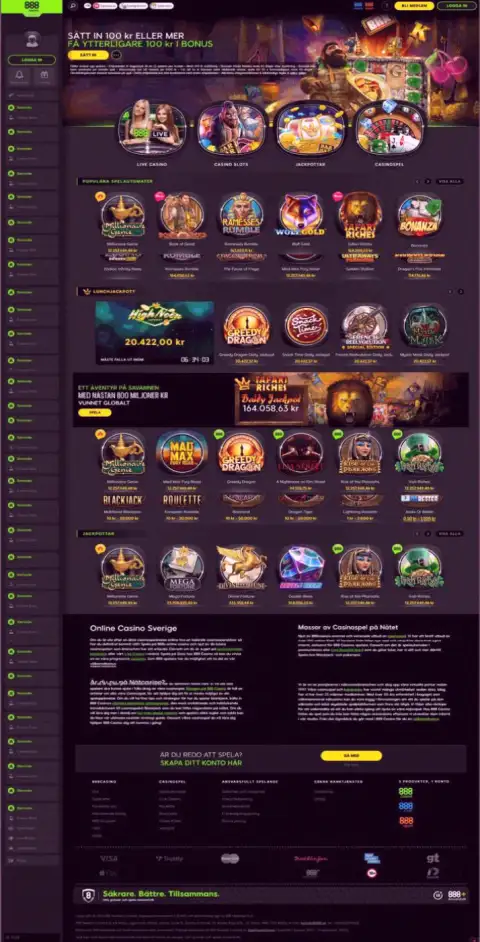 Вранье на страницах сайта мошенников 888 Casino