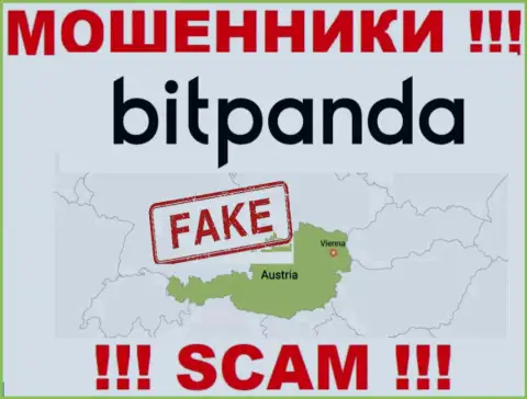 Ни слова правды касательно юрисдикции Bitpanda Com на сайте организации нет - это мошенники