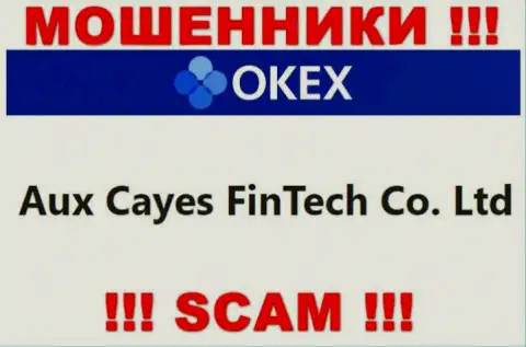Aux Cayes FinTech Co. Ltd - это компания, владеющая мошенниками OKEx