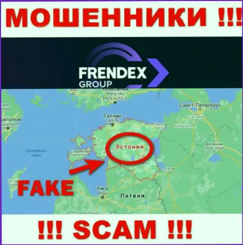 На интернет-сервисе FrendeX вся инфа относительно юрисдикции фиктивная - 100% мошенники !!!