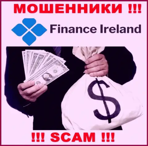 В дилинговой компании Finance Ireland обманывают наивных игроков, заставляя перечислять денежные средства для погашения комиссии и налоговых сборов