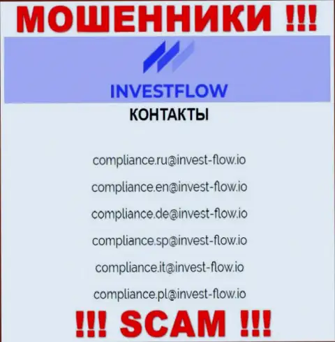 Связаться с интернет шулерами Invest-Flow Io сможете по представленному е-мейл (инфа была взята с их онлайн-сервиса)