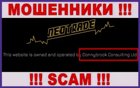 Руководителями NeoTrade Pro оказалась контора - Доннибрук Консалтинг Лтд