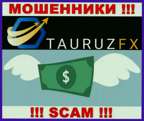 Дилинговая контора TauruzFX работает только лишь на прием вложенных денег, с ними Вы ничего не сумеете заработать