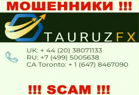 Не поднимайте трубку, когда звонят неизвестные, это могут оказаться мошенники из компании TauruzFX Com