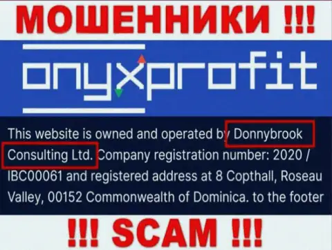 Юридическое лицо конторы Onyx Profit - это Donnybrook Consulting Ltd, инфа позаимствована с официального ресурса