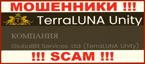 Обманщики Terra Luna Unity не скрывают свое юридическое лицо - это GlobalBit Services