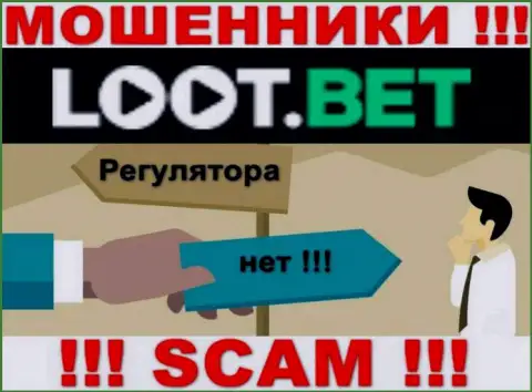 Сведения о регуляторе организации Loot Bet не найти ни у них на web-сервисе, ни в глобальной интернет сети
