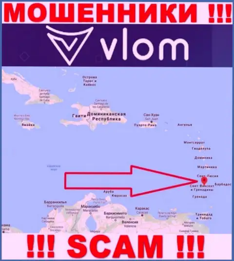 Компания Vlom - это воры, обосновались на территории Saint Vincent and the Grenadines, а это оффшорная зона