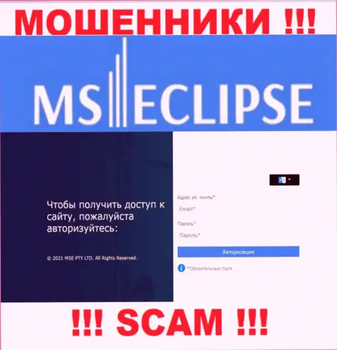 Официальный web-сервис махинаторов MS Eclipse