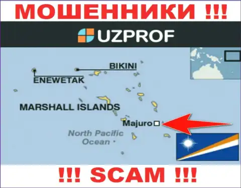 Пустили корни internet-мошенники Уз Проф в офшорной зоне  - Majuro, Republic of the Marshall Islands, будьте весьма внимательны !!!