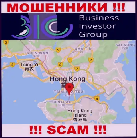 Офшорное место регистрации BusinessInvestorGroup Com - на территории Hong Kong