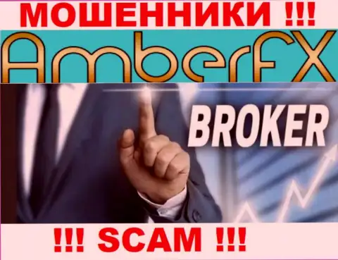 С организацией AmberFX Co взаимодействовать очень рискованно, их тип деятельности Брокер - это ловушка