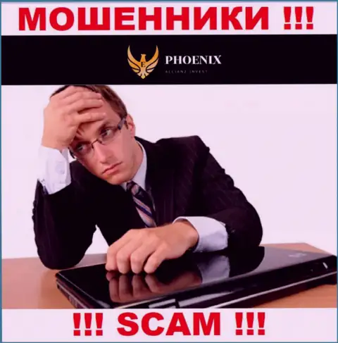 Если вы оказались пострадавшим от деяний интернет обманщиков Ph0enix-Inv Com, пишите, попробуем посодействовать и найти решение