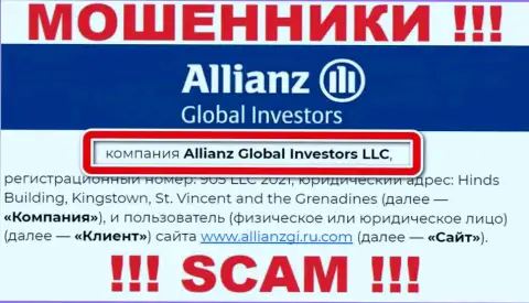 Контора Allianz Global Investors находится под руководством организации Allianz Global Investors LLC