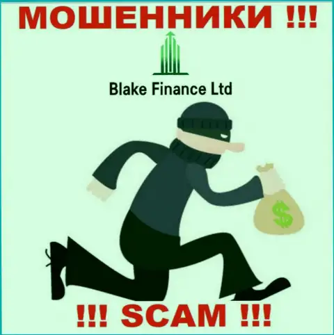Денежные средства с брокерской организацией Blake Finance Вы не нарастите это ловушка, в которую вас хотят затянуть