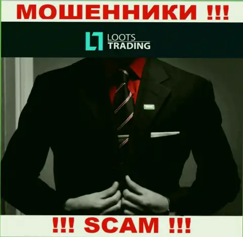 Loots Trading - это МОШЕННИКИ !!! Информация об руководителях отсутствует