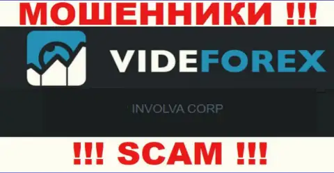 VideForex Com - это МОШЕННИКИ, а принадлежат они INVOLVA CORP