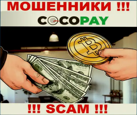 Не нужно доверять депозиты Coco-Pay Com, т.к. их направление деятельности, Обменник, развод