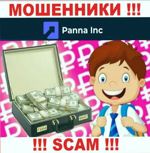 Panna Inc ни рубля Вам не позволят вывести, не покрывайте никаких комиссий