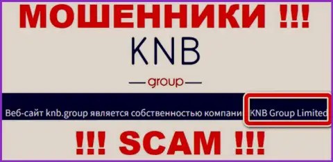 Юридическое лицо кидал КНБ Групп - это KNB Group Limited, данные с web-ресурса разводил