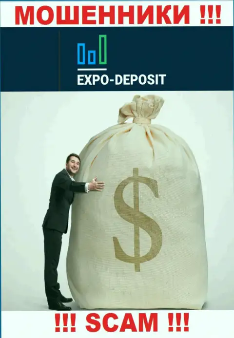 Невозможно забрать назад деньги из дилингового центра Expo-Depo, так что ни гроша дополнительно отправлять не надо