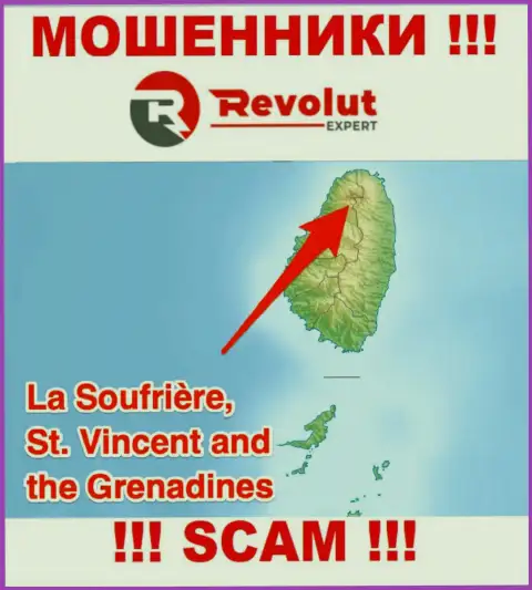Контора РеволютЭксперт - это интернет разводилы, пустили корни на территории St. Vincent and the Grenadines, а это оффшорная зона