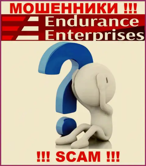 Обращайтесь за помощью в случае прикарманивания вложенных средств в Endurance Enterprises, самостоятельно не справитесь