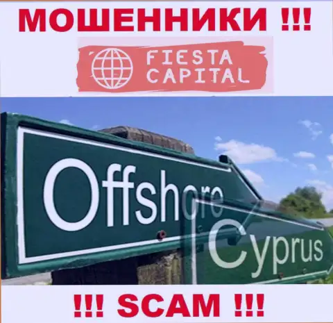 Оффшорные internet-мошенники ФиестаКапитал прячутся здесь - Cyprus