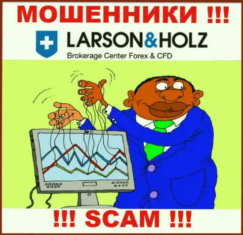 Прибыль с организацией Larson Holz Вы никогда получите - не поведитесь на дополнительное вливание финансовых активов