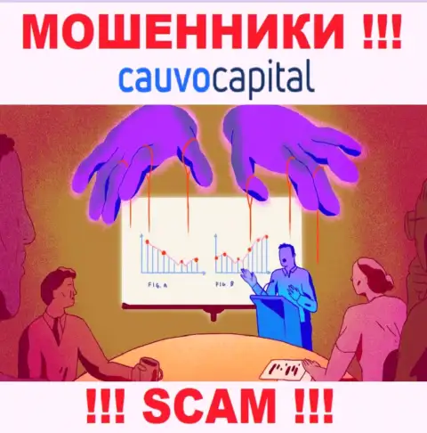 Крайне рискованно соглашаться связаться с интернет мошенниками Cauvo Capital, украдут вложенные деньги
